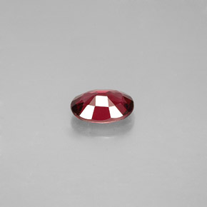 0.70캐럿 천연 레드 스피넬, 타원형 컷, 6.5×4.6 mm, VS