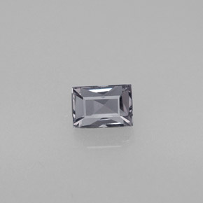 0.55캐럿 천연 그레이 바이올렛 스피넬, 바게트, 4.9×3.5 mm, VS