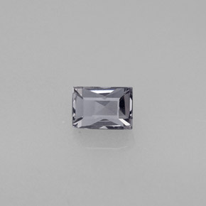 0.55캐럿 천연 그레이 바이올렛 스피넬, 바게트, 4.9×3.5 mm, VS