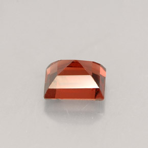 0.56캐럿 천연 오렌지 레드 스피넬, 바게트, 5×3.8 mm, VS