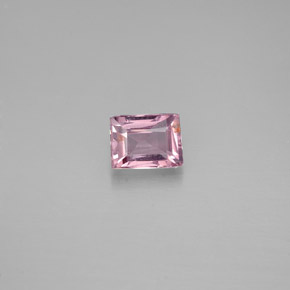 0.50캐럿 천연 핑크 스피넬, 바게트, 5×3.8 mm, VS