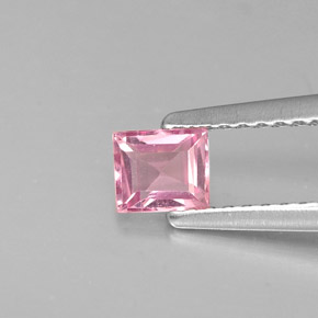 0.37캐럿 천연 핑크 스피넬, 바게트, 4.4×3.8 mm, VVS-VS