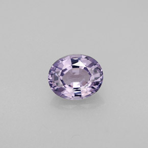 0.77캐럿 천연 블루 바이올렛 스피넬, 타원형 컷, 6.2×5.1 mm, VS