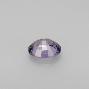 0.77캐럿 천연 블루 바이올렛 스피넬, 타원형 컷, 6.2×5.1 mm, VS