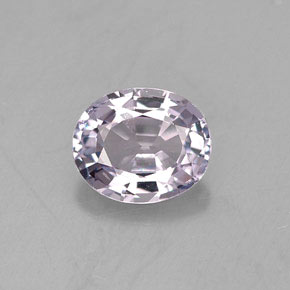 0.68캐럿 천연 라이트 바이올렛 스피넬, 타원형 컷, 6×5 mm, VVS-VS