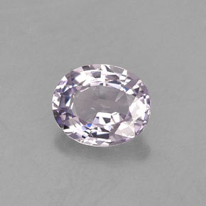 0.68캐럿 천연 라이트 바이올렛 스피넬, 타원형 컷, 6×5 mm, VVS-VS