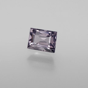 0.53캐럿 천연 라이트 바이올렛 스피넬, 바게트, 4.8×3.6 mm, VS