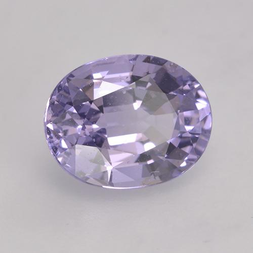 1.48캐럿 천연 라이트 바이올렛 스피넬, 타원형 컷, 7.5×5.9 mm, VVS-VS