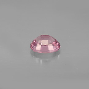 1.06캐럿 천연 바이올렛 핑크 스피넬, 타원형 컷, 6.7×5.3 mm, VVS-VS