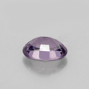 1.01캐럿 천연 퍼플 스피넬, 타원형 컷, 7.1×5.1 mm, VVS