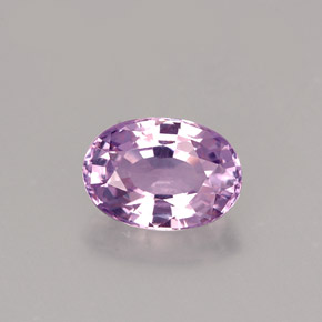 1.06캐럿 천연 바이올렛 스피넬, 타원형 컷, 7.2×5.1 mm, VVS