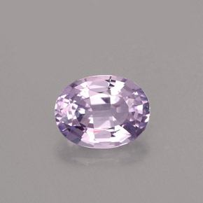 0.96캐럿 천연 바이올렛 스피넬, 타원형 컷, 6.8×5.2 mm, VVS
