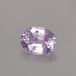 0.96캐럿 천연 바이올렛 스피넬, 타원형 컷, 6.8×5.2 mm, VVS