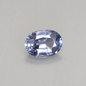 0.71캐럿 천연 바이올렛 블루 스피넬, 타원형 컷, 6.4×4.6 mm, VS