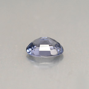0.71캐럿 천연 바이올렛 블루 스피넬, 타원형 컷, 6.4×4.6 mm, VS