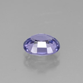 0.78캐럿 천연 블루 바이올렛 스피넬, 타원형 컷, 6.2×5.1 mm, VS