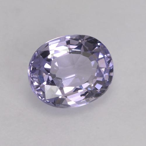 0.80캐럿 천연 미디엄 라이트 바이올렛 스피넬, 타원형 컷, 6.2×5.1 mm, VVS-VS