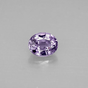 0.88캐럿 천연 바이올렛 스피넬, 타원형 컷, 6.2×5.1 mm, VVS