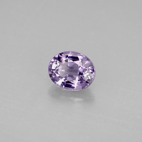 0.88캐럿 천연 바이올렛 스피넬, 타원형 컷, 6.2×5.1 mm, VVS