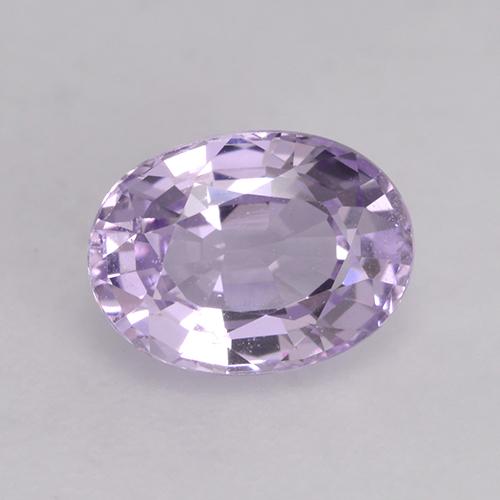 0.92캐럿 천연 라이트 바이올렛 스피넬, 타원형 컷, 6.7×5 mm, VVS