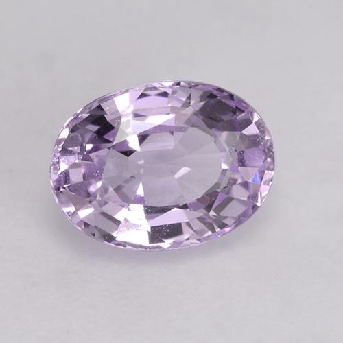 0.92캐럿 천연 라이트 바이올렛 스피넬, 타원형 컷, 6.7×5 mm, VVS