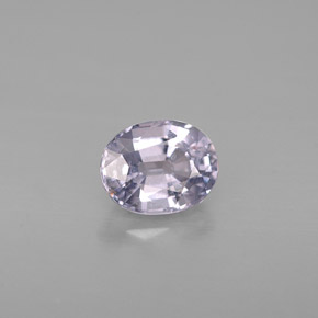 0.93캐럿 천연 연한 푸르스름한 바이올렛 스피넬, 타원형 컷, 6.4×5.1 mm, VS