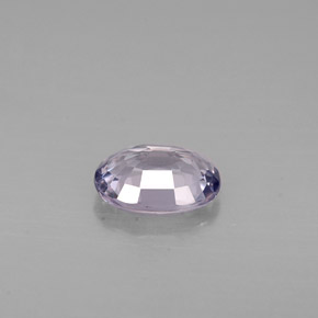 0.89캐럿 천연 라이트 바이올렛 스피넬, 타원형 컷, 6.8×5.2 mm, VVS
