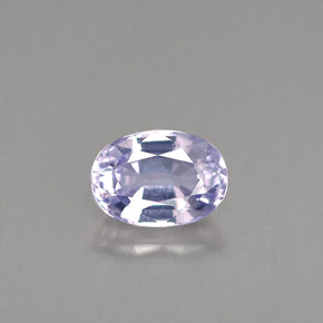 0.74캐럿 천연 블루 바이올렛 스피넬, 타원형 컷, 6.2×4.5 mm, VVS-VS