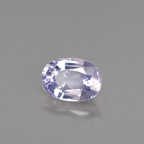 0.74캐럿 천연 블루 바이올렛 스피넬, 타원형 컷, 6.2×4.5 mm, VVS-VS