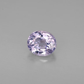 0.86캐럿 천연 푸르스름한 바이올렛 스피넬, 타원형 컷, 6×5.1 mm, VVS-VS