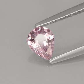 0.58캐럿 천연 핑크 스피넬, 배 모양, 6.1×4.7 mm, VVS-VS