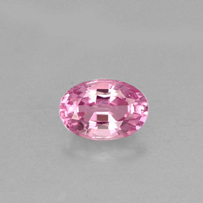 0.55캐럿 천연 핑크 스피넬, 타원형 컷, 5.8×4 mm, VS