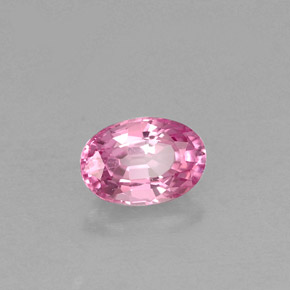 0.55캐럿 천연 핑크 스피넬, 타원형 컷, 5.8×4 mm, VS