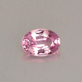 0.52캐럿 천연 핑크 스피넬, 타원형 컷, 5.8×4.2 mm, VVS-VS