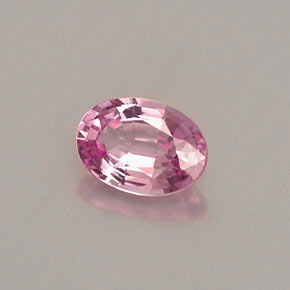 0.52캐럿 천연 핑크 스피넬, 타원형 컷, 5.8×4.2 mm, VVS-VS