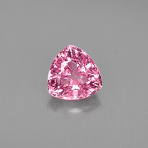 0.64캐럿 천연 핑크 스피넬, 트릴리언, 5.2×5.2 mm, VS