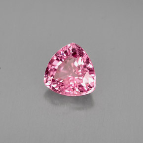 0.64캐럿 천연 핑크 스피넬, 트릴리언, 5.2×5.2 mm, VS