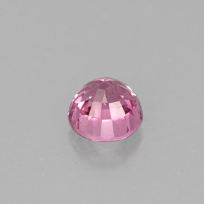 0.89캐럿 천연 핑크 스피넬, 라운드 컷, 5.24 mm, VS