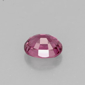 0.69캐럿 천연 딥 핑크 스피넬, 타원형 컷, 5.6×4.6 mm, VS