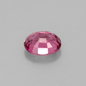 0.88캐럿 천연 퍼플 스피넬, 타원형 컷, 6.4×5.4 mm, VVS-VS