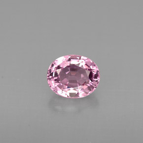 0.74캐럿 천연 퍼플 스피넬, 타원형 컷, 5.6×4.6 mm, VVS-VS