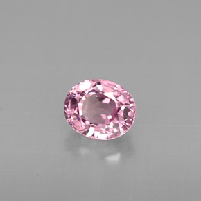 0.74캐럿 천연 퍼플 스피넬, 타원형 컷, 5.6×4.6 mm, VVS-VS