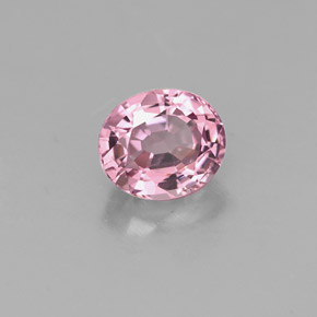 0.82캐럿 천연 핑크빛 퍼플 스피넬, 타원형 컷, 5.8×5 mm, VVS-VS