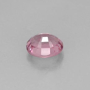 0.82캐럿 천연 핑크빛 퍼플 스피넬, 타원형 컷, 5.8×5 mm, VVS-VS