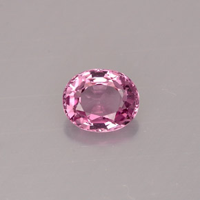 0.67캐럿 천연 퍼플 스피넬, 타원형 컷, 5.8×4.8 mm, VVS-VS