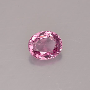 0.67캐럿 천연 퍼플 스피넬, 타원형 컷, 5.8×4.8 mm, VVS-VS