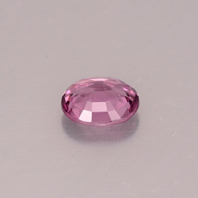 0.63캐럿 천연 퍼플 스피넬, 타원형 컷, 5.8×4.9 mm, VVS-VS