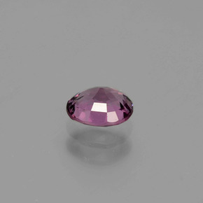 0.59캐럿 천연 퍼플 스피넬, 타원형 컷, 5.4×4.7 mm, VVS-VS
