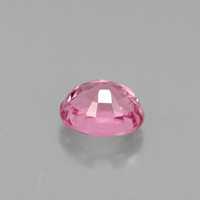 0.67캐럿 천연 핑크 스피넬, 타원형 컷, 5.4×4.5 mm, VVS-VS