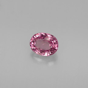 0.54캐럿 천연 퍼플 스피넬, 타원형 컷, 5.3×4.2 mm, VVS-VS
